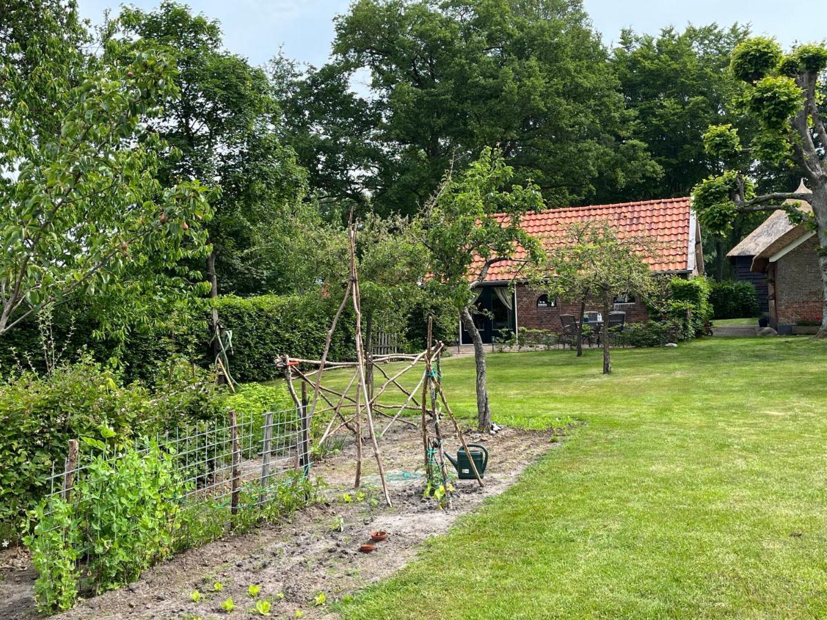 Landelijk Gelegen Huisje Op Erf Veeningen Екстериор снимка